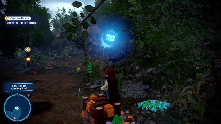 You must use the Force to reach it - LEGO Skywalker Saga: Lake Paonga - list of all puzzles - LEGO Skywalker Saga: Naboo - LEGO Skywalker Saga Guide