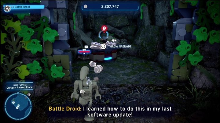 It takes two characters to get to this brick - LEGO Skywalker Saga: Lake Paonga - list of all puzzles - LEGO Skywalker Saga: Naboo - LEGO Skywalker Saga Guide