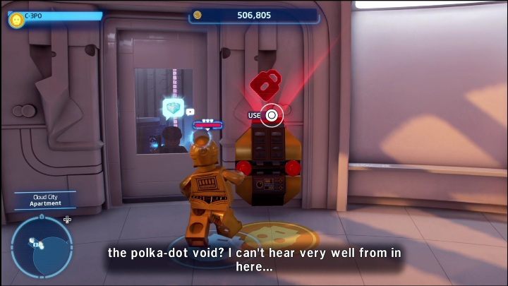You need two characters to obtain this collectible - one of the Villains and a Protocol Droid - LEGO Skywalker Saga: Cloud City - list of all puzzles - LEGO Skywalker Saga: Bespin - LEGO Skywalker Saga Guide