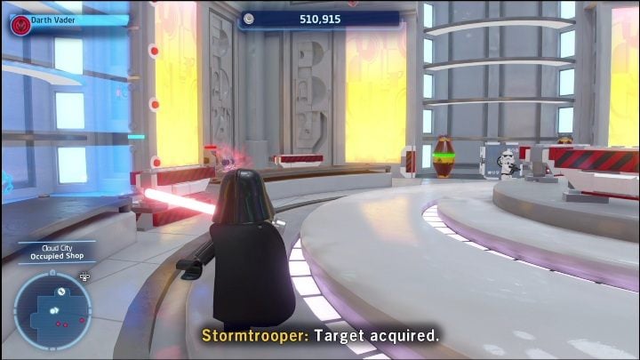 This ship is found inside the building that can only be accessed after completing Villain mini-game - LEGO Skywalker Saga: Cloud City - list of all puzzles - LEGO Skywalker Saga: Bespin - LEGO Skywalker Saga Guide