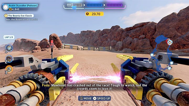 This level features 3 challenges - LEGO Skywalker Saga: The Boonta Eve Classic - walkthrough - LEGO Skywalker Saga: Episode 1 - The Phantom Menace - LEGO Skywalker Saga Guide