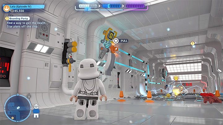 Continue following the path - LEGO Skywalker Saga: Boarding Party - walkthrough - LEGO Skywalker Saga: Episode 4 - A New Hope - LEGO Skywalker Saga Guide