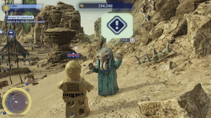1 - LEGO Skywalker Saga: Snake Oil Salesdroid - walkthrough - LEGO Skywalker Saga: Ajan Kloss - resistance camp - LEGO Skywalker Saga Guide