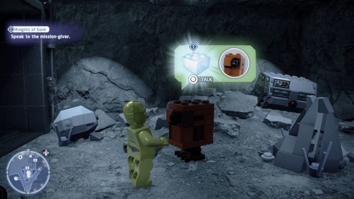 As the protocol droid, talk to the NPC and accept the task - LEGO Skywalker Saga: Knights of Gonk - walkthrough - LEGO Skywalker Saga: Exegol - Sith Citadel - LEGO Skywalker Saga Guide
