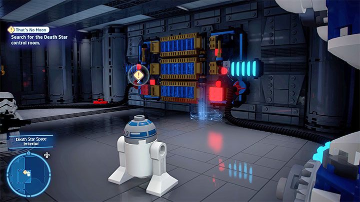 By completing the second mini-game, you can press 2 buttons in the place shown in the picture above - LEGO Skywalker Saga: Best Leiad Plans - walkthrough - LEGO Skywalker Saga: Episode 4 - A New Hope - LEGO Skywalker Saga Guide