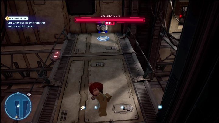 You'll find the next collectible on the level below the arena, on the opposite side of the road - LEGO Skywalker Saga: Revenge of the Sith - collectibles and rewards, list of all - LEGO Skywalker Saga: Minikits - LEGO Skywalker Saga Guide
