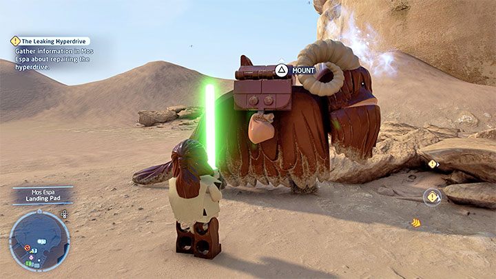 You can also use smaller machines and mounts to make the exploration of the open locations easier - LEGO Skywalker Saga: Fast travel - how it works? - LEGO Skywalker Saga: Basics - LEGO Skywalker Saga Guide