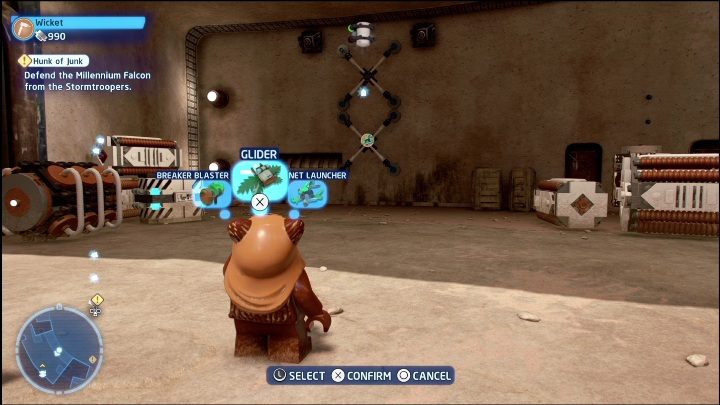 The first collectible is available as soon as you enter the level - LEGO Skywalker Saga: A New Hope - list of collectibles and rewards - LEGO Skywalker Saga: Minikits - LEGO Skywalker Saga Guide