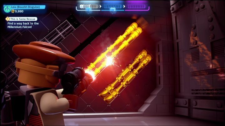 As soon as the level begins, you'll need to obtain the key - LEGO Skywalker Saga: A New Hope - list of collectibles and rewards - LEGO Skywalker Saga: Minikits - LEGO Skywalker Saga Guide