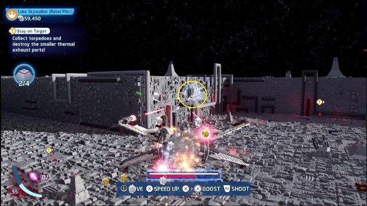 The last two parts require you to destroy two objects on the walls - LEGO Skywalker Saga: A New Hope - list of collectibles and rewards - LEGO Skywalker Saga: Minikits - LEGO Skywalker Saga Guide