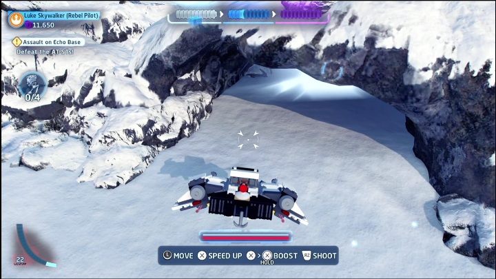 Two more collectibles are hidden under the rock arches - LEGO Skywalker Saga: The Empire Strikes Back - list of collectibles and rewards - LEGO Skywalker Saga: Minikits - LEGO Skywalker Saga Guide