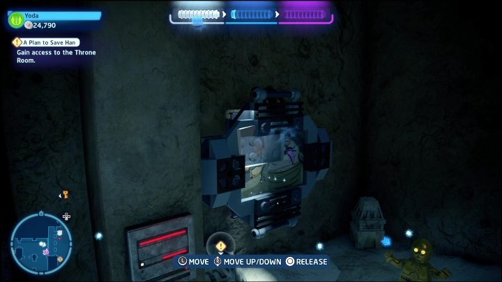 The next collectible can be obtained with a character with Jedi powers - LEGO Skywalker Saga: Return of the Jedi - list of collectibles and rewards - LEGO Skywalker Saga: Minikits - LEGO Skywalker Saga Guide