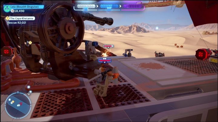 To get to the next part, you need a Bounty Hunter - LEGO Skywalker Saga: Return of the Jedi - list of collectibles and rewards - LEGO Skywalker Saga: Minikits - LEGO Skywalker Saga Guide