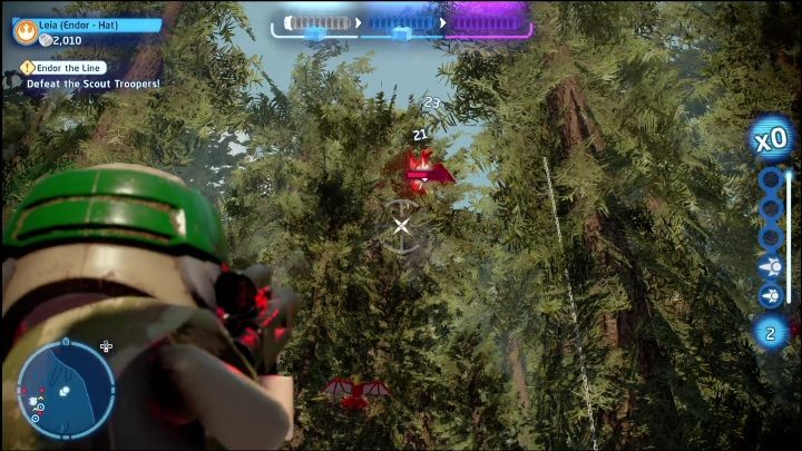 You will receive the first collectible for killing 4 red birds - LEGO Skywalker Saga: Return of the Jedi - list of collectibles and rewards - LEGO Skywalker Saga: Minikits - LEGO Skywalker Saga Guide