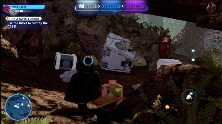 The next parts of the minikit can be found behind the door that you have to slice with a lightsaber - LEGO Skywalker Saga: Return of the Jedi - list of collectibles and rewards - LEGO Skywalker Saga: Minikits - LEGO Skywalker Saga Guide