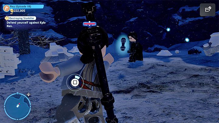 Ultimately, you will reach the place where the second part of the fight with Kylo Ren takes place - LEGO Skywalker Saga: Destroying Starkiller - walkthrough - LEGO Skywalker Saga: Episode 7 - The Force Awakens - LEGO Skywalker Saga Guide