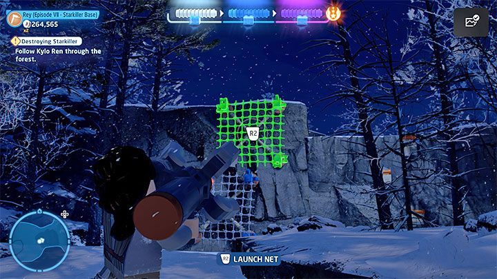 For the second time, you have to go in pursuit of the boss - LEGO Skywalker Saga: Destroying Starkiller - walkthrough - LEGO Skywalker Saga: Episode 7 - The Force Awakens - LEGO Skywalker Saga Guide