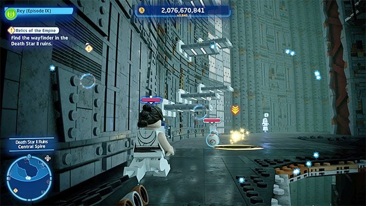 Your goal is to enable BB-8 to use the blue terminal from screenshot no - LEGO Skywalker Saga: The Strength To Do It - walkthrough - LEGO Skywalker Saga: Episode 9 - The Rise of Skywalker - LEGO Skywalker Saga Guide