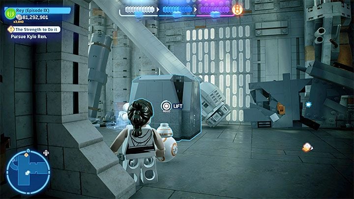 You'll reach a pit which blocks the way forward - LEGO Skywalker Saga: The Strength To Do It - walkthrough - LEGO Skywalker Saga: Episode 9 - The Rise of Skywalker - LEGO Skywalker Saga Guide