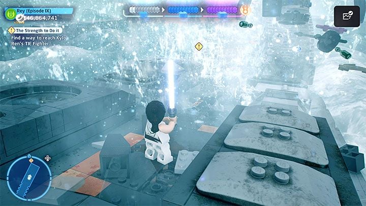 The floor will collapse - LEGO Skywalker Saga: The Strength To Do It - walkthrough - LEGO Skywalker Saga: Episode 9 - The Rise of Skywalker - LEGO Skywalker Saga Guide