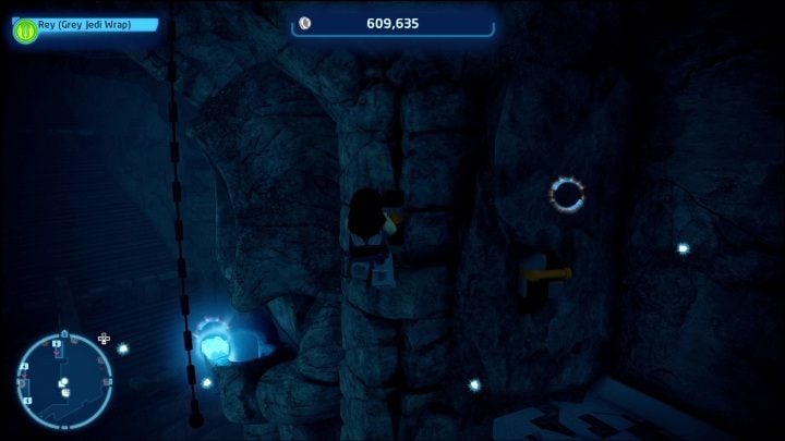 You can get to this collectible by using all the environmental elements on the wall - LEGO Skywalker Saga: Sith Citadel - list of all puzzles - LEGO Skywalker Saga: Exegol - LEGO Skywalker Saga Guide