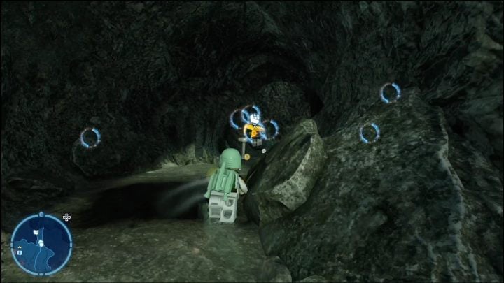 This brick is hidden in a small rock corridor - LEGO Skywalker Saga: Crash Site - List of all puzzles - LEGO Skywalker Saga: Kef Bir - LEGO Skywalker Saga Guide