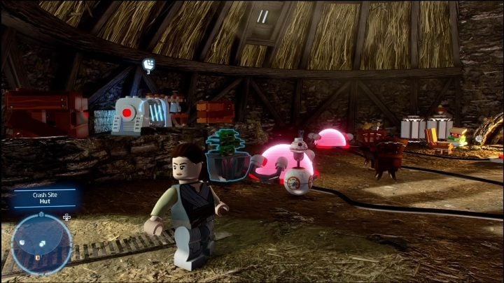 You will see this collectible inside the house - LEGO Skywalker Saga: Crash Site - List of all puzzles - LEGO Skywalker Saga: Kef Bir - LEGO Skywalker Saga Guide