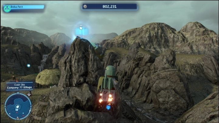This collectible is on a rock - LEGO Skywalker Saga: Crash Site - List of all puzzles - LEGO Skywalker Saga: Kef Bir - LEGO Skywalker Saga Guide