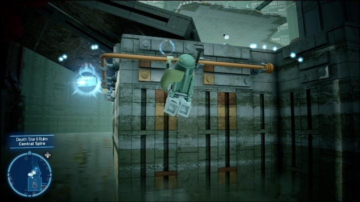 You can reach this collectible by using the orange bar, right above the water surface - LEGO Skywalker Saga: Crash Site - List of all puzzles - LEGO Skywalker Saga: Kef Bir - LEGO Skywalker Saga Guide