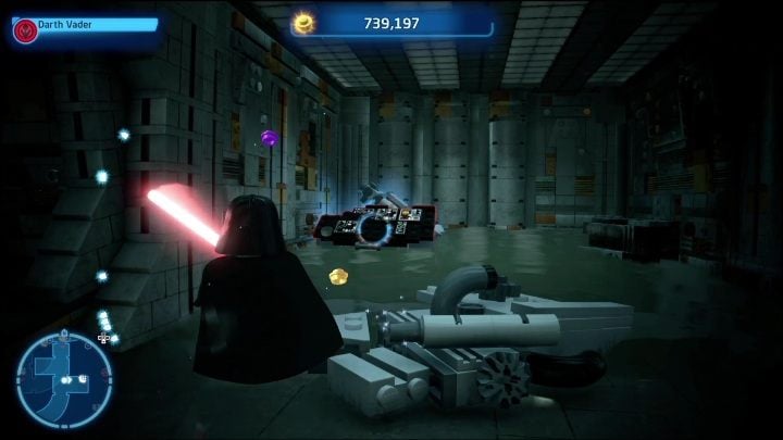 This collectible is on the upper floor, locked inside a white chest - LEGO Skywalker Saga: Crash Site - List of all puzzles - LEGO Skywalker Saga: Kef Bir - LEGO Skywalker Saga Guide