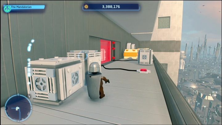 The first step to get this collectible is to destroy the grate in the floor - LEGO Skywalker Saga: Datacards - list - LEGO Skywalker Saga: Other Finds - LEGO Skywalker Saga Guide