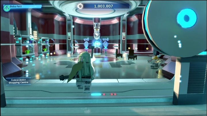 Bring the battery to the mechanism and put it in the right place - LEGO Skywalker Saga: Federal District - list of puzzles - LEGO Skywalker Saga: Coruscant - LEGO Skywalker Saga Guide