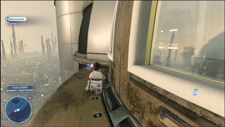 This brick can be found in the apartment district - LEGO Skywalker Saga: Federal District - list of puzzles - LEGO Skywalker Saga: Coruscant - LEGO Skywalker Saga Guide