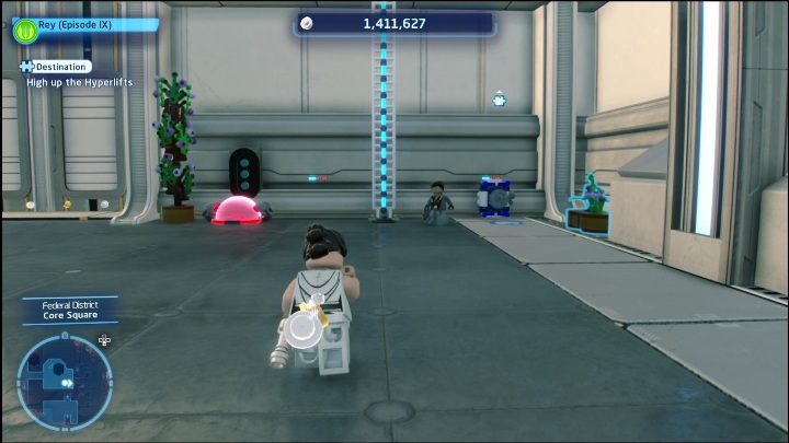 This collectible is on top of several platforms - LEGO Skywalker Saga: Federal District - list of puzzles - LEGO Skywalker Saga: Coruscant - LEGO Skywalker Saga Guide