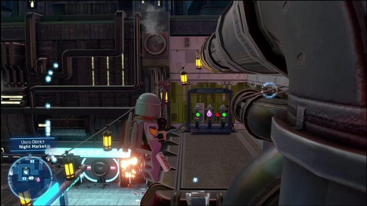 Getting this collectible requires you to open a stall for one of the women - LEGO Skywalker Saga: Uscru District - list of all puzzles - LEGO Skywalker Saga: Coruscant - LEGO Skywalker Saga Guide