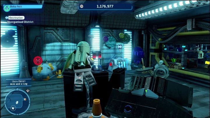 The brick is locked inside a crate - LEGO Skywalker Saga: Uscru District - list of all puzzles - LEGO Skywalker Saga: Coruscant - LEGO Skywalker Saga Guide