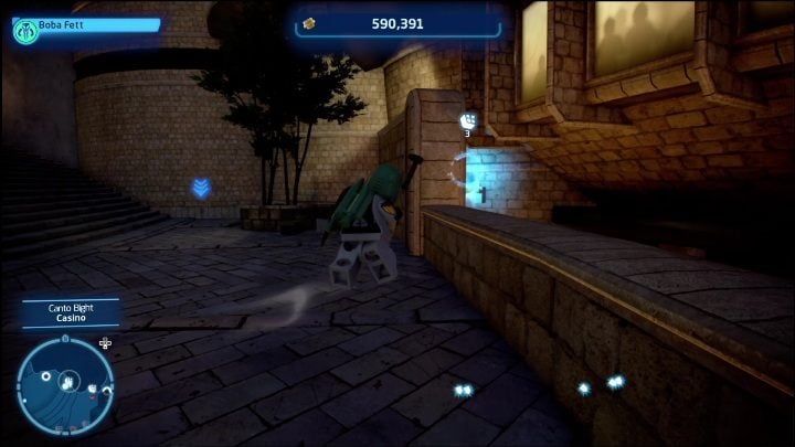 You can get to this collectible as a character with a grapple hook - LEGO Skywalker Saga: Canto Bight - list of all puzzles - LEGO Skywalker Saga: Cantonics - LEGO Skywalker Saga Guide