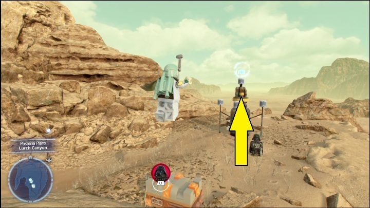 This brick is on the tower - LEGO Skywalker Saga: Forbidden Valley - list of all puzzles - LEGO Skywalker Saga: Pasaana - LEGO Skywalker Saga Guide