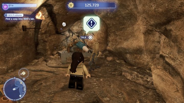 Switch to Scoundrel and talk to the droid you're looking for - LEGO Skywalker Saga: 9D9 Problems - walkthrough - LEGO Skywalker Saga: Tatooine - the desert of Jundland - LEGO Skywalker Saga Guide
