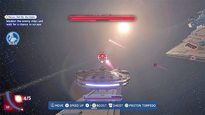 Space combat is completely different, as you'll be using various spaceships and fighters such as the Millenium Falcon or X-Wings - LEGO Skywalker Saga: Combat - weapons and tips - LEGO Skywalker Saga: Basics - LEGO Skywalker Saga Guide