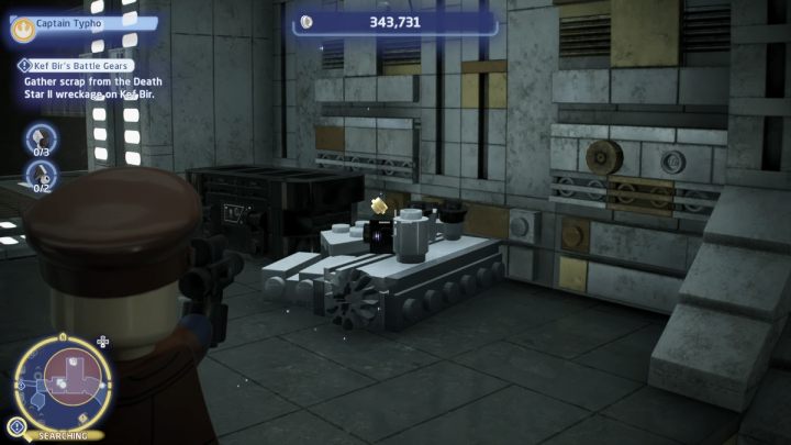 In the search area, destroy the bricks, which will drop the droid building parts - LEGO Skywalker Saga: Kef Birs Battle Gears - walkthrough - LEGO Skywalker Saga: Kef Bir - Disaster site - LEGO Skywalker Saga Guide