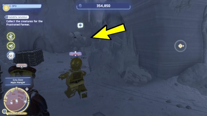 Finally, go to the Echo Base on the planet Hoth - LEGO Skywalker Saga: Wildlife Wishlist - walkthrough - LEGO Skywalker Saga: Kef Bir - Disaster site - LEGO Skywalker Saga Guide