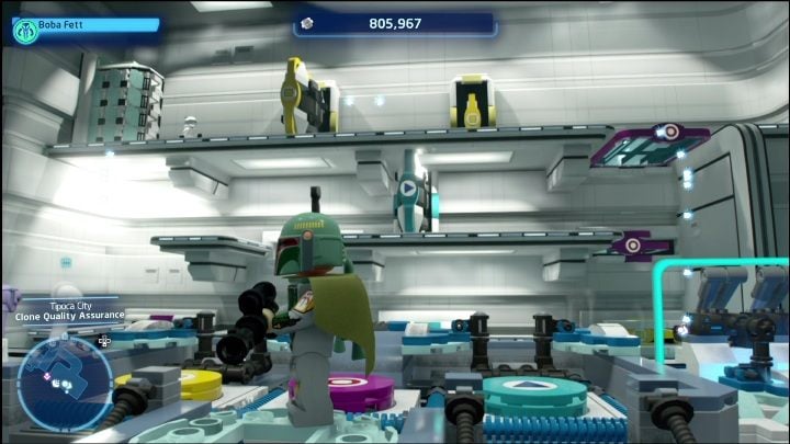 You'll obtain this collectible by leading a character down to the very bottom - LEGO Skywalker Saga: Tipoca City - list of all puzzles - LEGO Skywalker Saga: Kamino - LEGO Skywalker Saga Guide