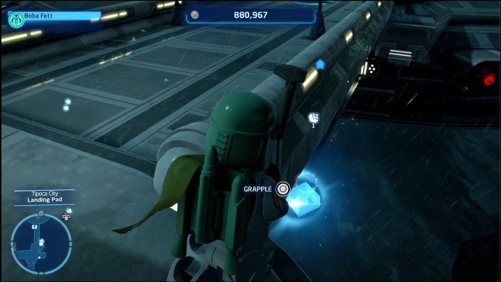 This collectible is hidden outside, under the bridge - LEGO Skywalker Saga: Tipoca City - list of all puzzles - LEGO Skywalker Saga: Kamino - LEGO Skywalker Saga Guide