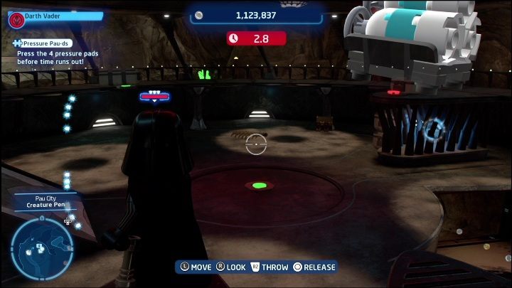 You can unlock this brick by pressing four buttons in less than 15 seconds - LEGO Skywalker Saga: Pau City - list of all puzzles - LEGO Skywalker Saga: Utapau - LEGO Skywalker Saga Guide