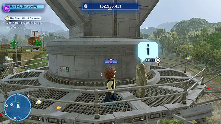 You need to look at the construction with the large dome presented in screenshot 1 - LEGO Skywalker Saga: Wheres the Wookiee? - list of all (part 1) - LEGO Skywalker Saga: Challenges - LEGO Skywalker Saga Guide