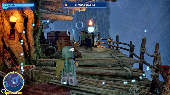 In order to reach the NPC you are looking for, help yourself by running on the footbridges, using the option of sliding on the ropes and grappling - LEGO Skywalker Saga: Wheres the Wookiee? - list of all (part 1) - LEGO Skywalker Saga: Challenges - LEGO Skywalker Saga Guide