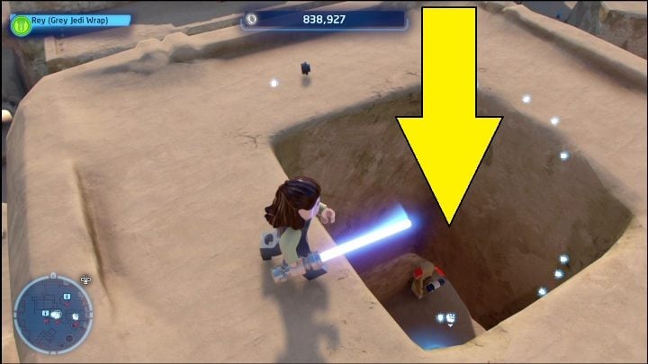 To get this brick, you need to jump to the top of the tower where it is locked - LEGO Skywalker Saga: Mos Espa - list of all puzzles - LEGO Skywalker Saga: Tatooine - LEGO Skywalker Saga Guide
