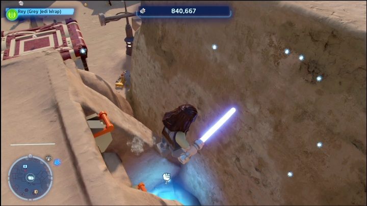 This brick can be found in the central part of the map, between two buildings - LEGO Skywalker Saga: Mos Espa - list of all puzzles - LEGO Skywalker Saga: Tatooine - LEGO Skywalker Saga Guide