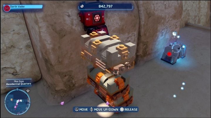 The collectible can be found locked on a building in the northern part of the region - LEGO Skywalker Saga: Mos Espa - list of all puzzles - LEGO Skywalker Saga: Tatooine - LEGO Skywalker Saga Guide